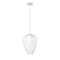 Z-Lite Savanti Pendant, 1-Light, 12 In.W x 16.5 In.H, Textured White/White Opal 7507-12TW - alternate 5